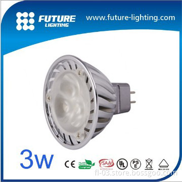 high power MR16 spotlight cabinet mini lamp 3W led spot light